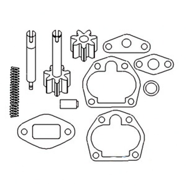 Aftermarket Oil Pump Repair Kit Fits Ford Fits New Holland Tractor NAA Jubilee 35A5 CPN6600A - main